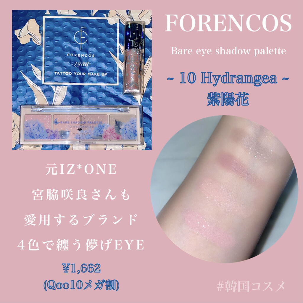 ベアシャドウパレット/フォレンコス/アイシャドウパレットを使ったクチコミ（1枚目）