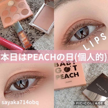 Eye Palette-Baby Got Peach /ColourPop/アイシャドウパレットを使ったクチコミ（1枚目）