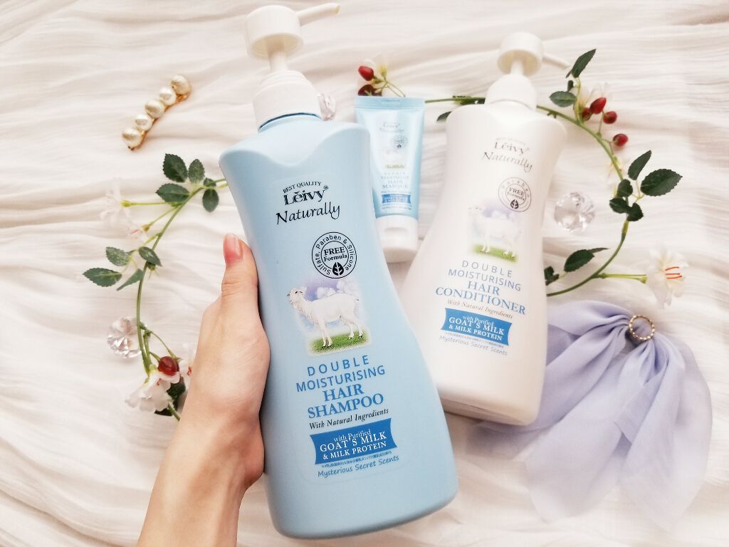 ヘアシャンプー／ヘアコンディショナーゴートミルク＆ミルクプロテイン/Leivy/市販シャンプーを使ったクチコミ（1枚目）