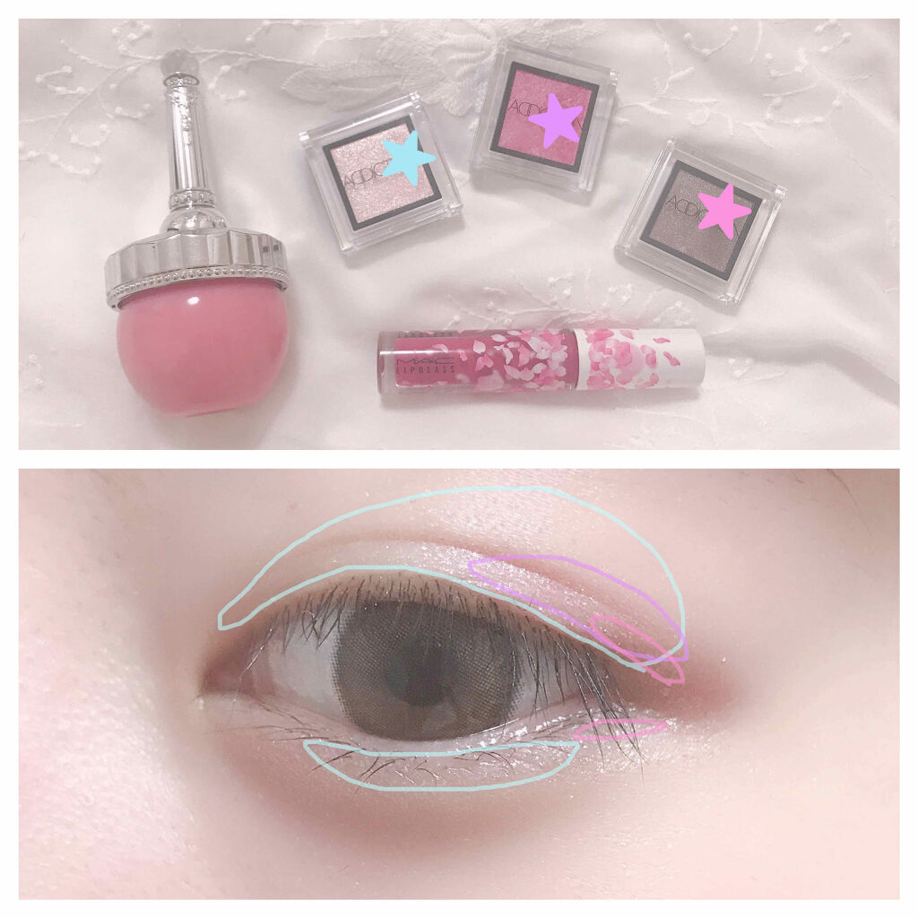 BOOM BOOM BLOOM リップガラス CHERRY MOCHI/M・A・C/リップグロスを使ったクチコミ（2枚目）