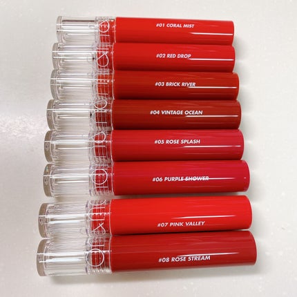 グラスティングウォーターティント/rom&nd/リップティントを使ったクチコミ(6枚目)