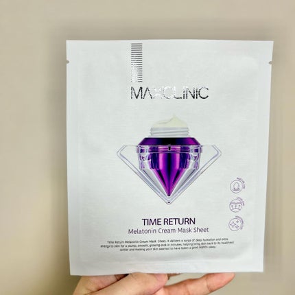 タイムリターンメラトニンクリームマスクシート/MAXCLINIC/シートマスク・パックを使ったクチコミ(2枚目)