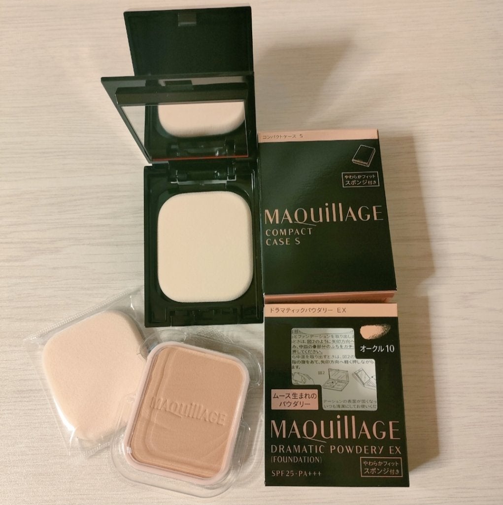 ドラマティックパウダリー EX/マキアージュ/パウダーファンデーションを使ったクチコミ(1枚目)