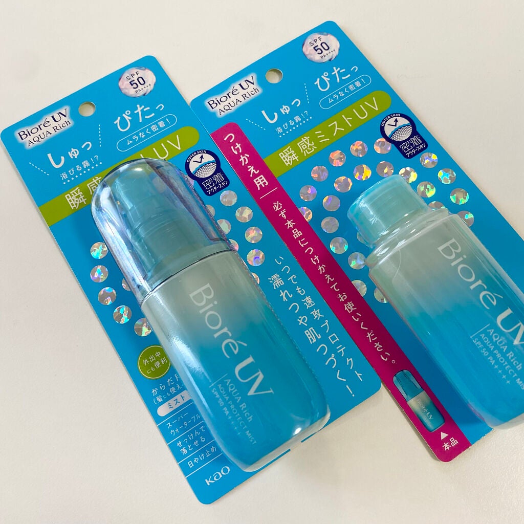 ビオレUV アクアリッチ アクアプロテクトミスト/ビオレ/日焼け止めミスト・スプレーを使ったクチコミ(1枚目)