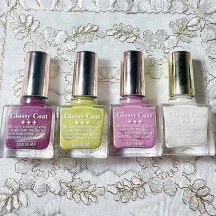 グロッシーコート/スキューズミー/オールインワンネイルを使ったクチコミ(8枚目)