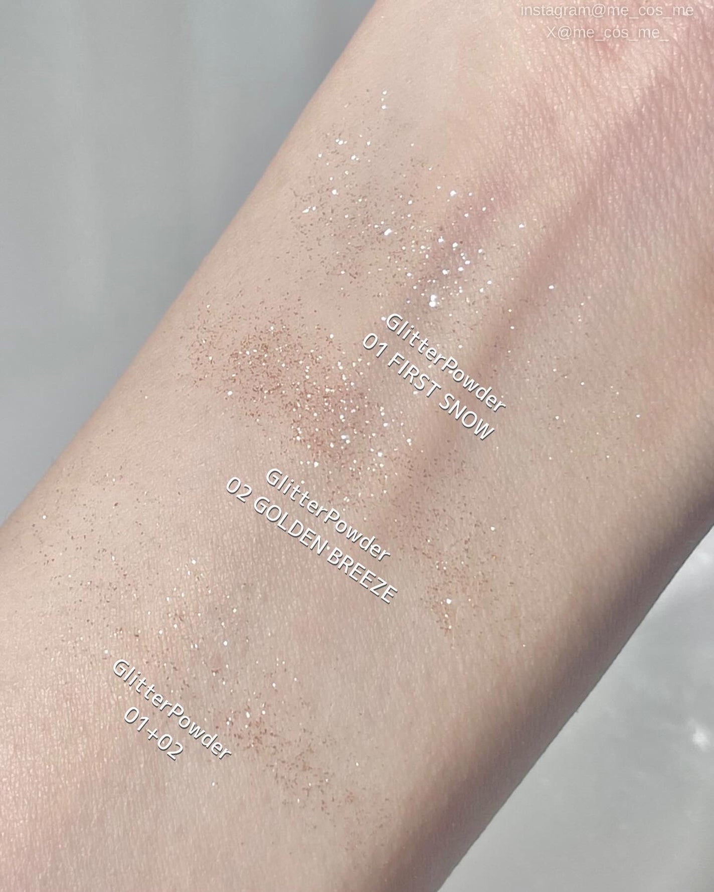 グリッターパウダー/BLING GLOW/パウダーハイライトを使ったクチコミ(4枚目)