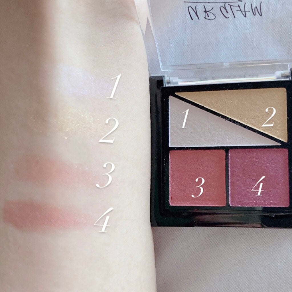 UR GLAM VELVET EYE COLOR PALETTE/U R GLAM/アイシャドウパレットを使ったクチコミ(2枚目)