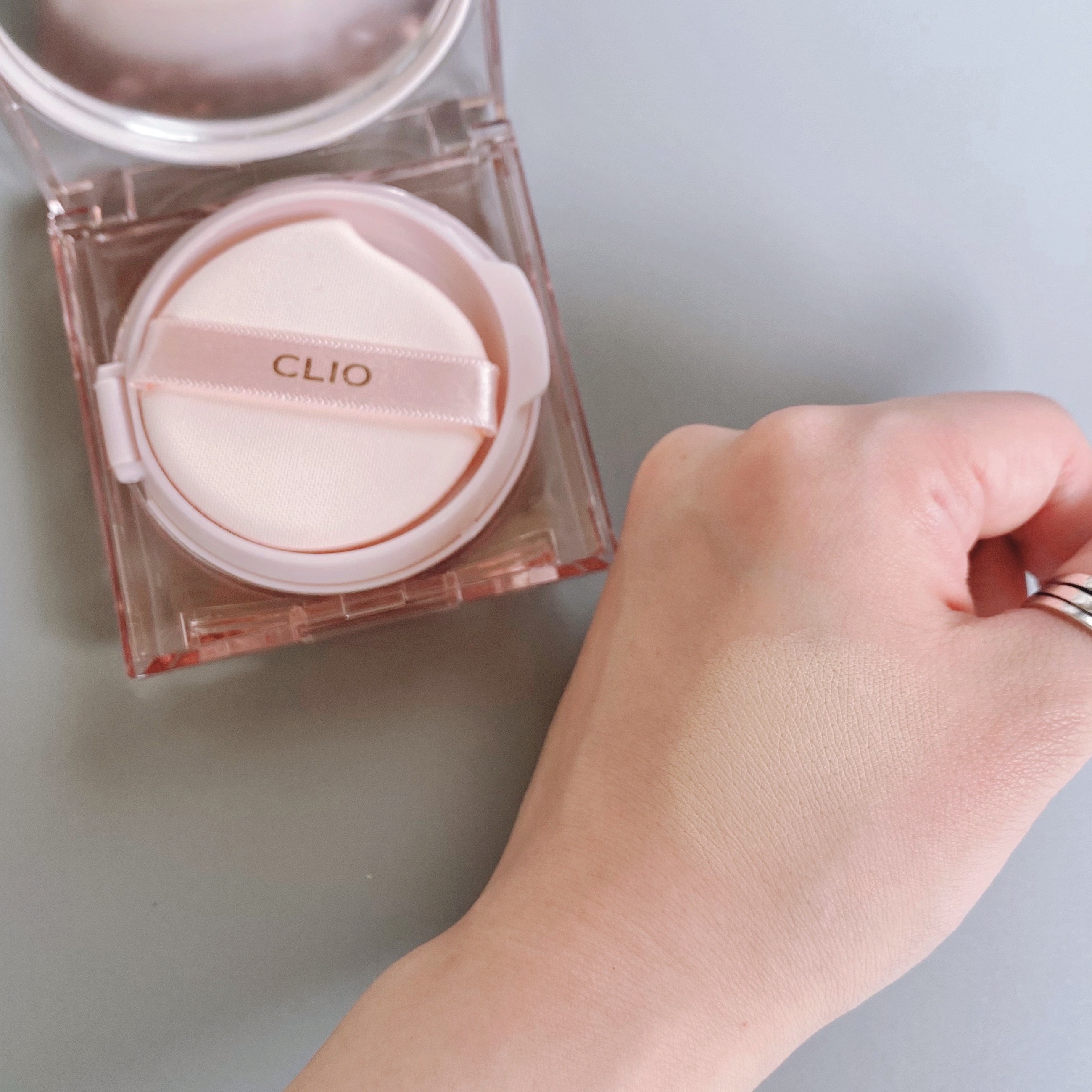 キル カバー メッシュ グロウ クッション/CLIO/クッションファンデーションを使ったクチコミ（2枚目）