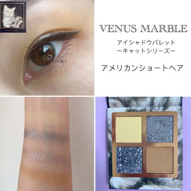 Venus Marble アイシャドウキャットシリーズ/Venus Marble/パウダーアイシャドウを使ったクチコミ（7枚目）