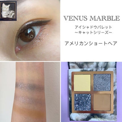 Venus Marble アイシャドウキャットシリーズ/Venus Marble/アイシャドウパレットを使ったクチコミ(7枚目)