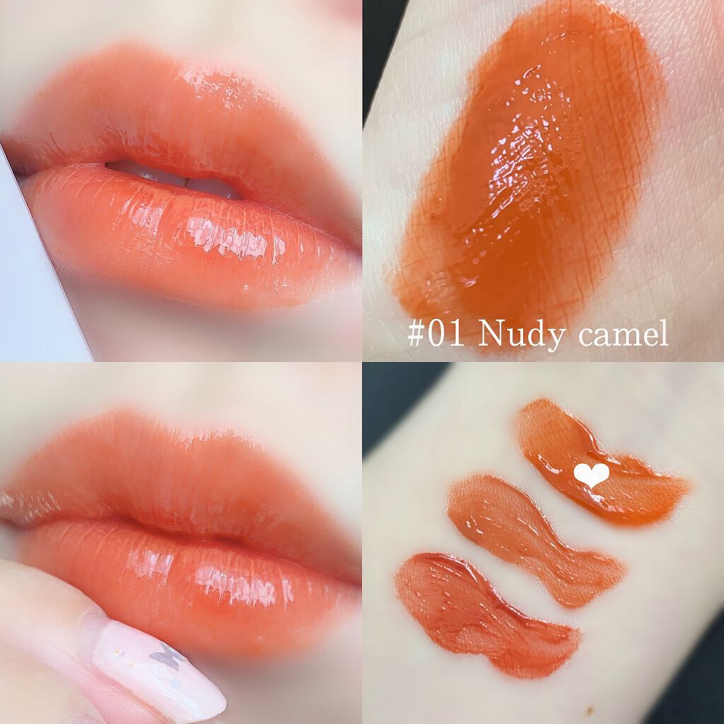 チュルンリップティント/hina cosmetics/リップティントを使ったクチコミ(2枚目)