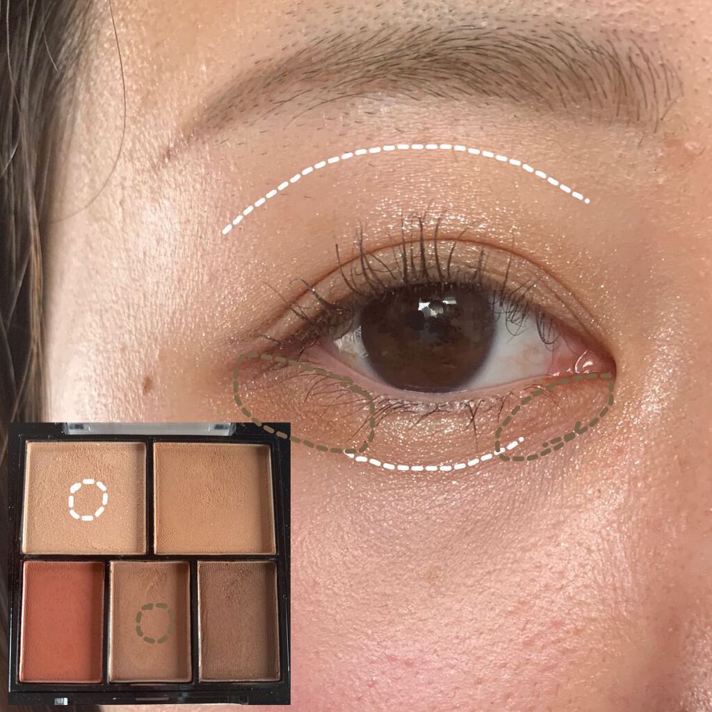 マルチアイパレット/U R GLAM/アイシャドウパレットを使ったクチコミ(3枚目)