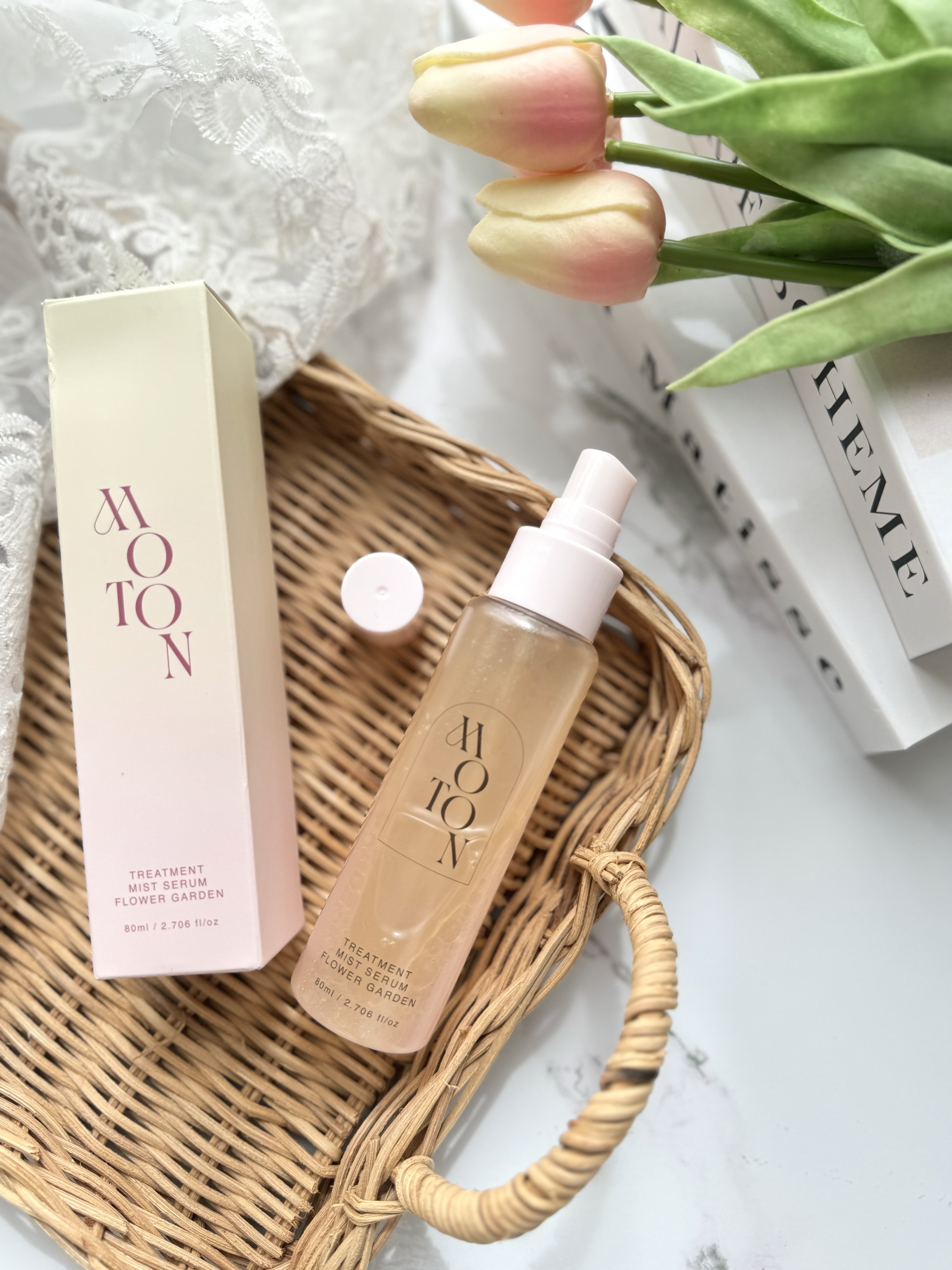 MOTON トリートメントミストセラム フラワーガーデン/MOTON/ヘアミストを使ったクチコミ（2枚目）