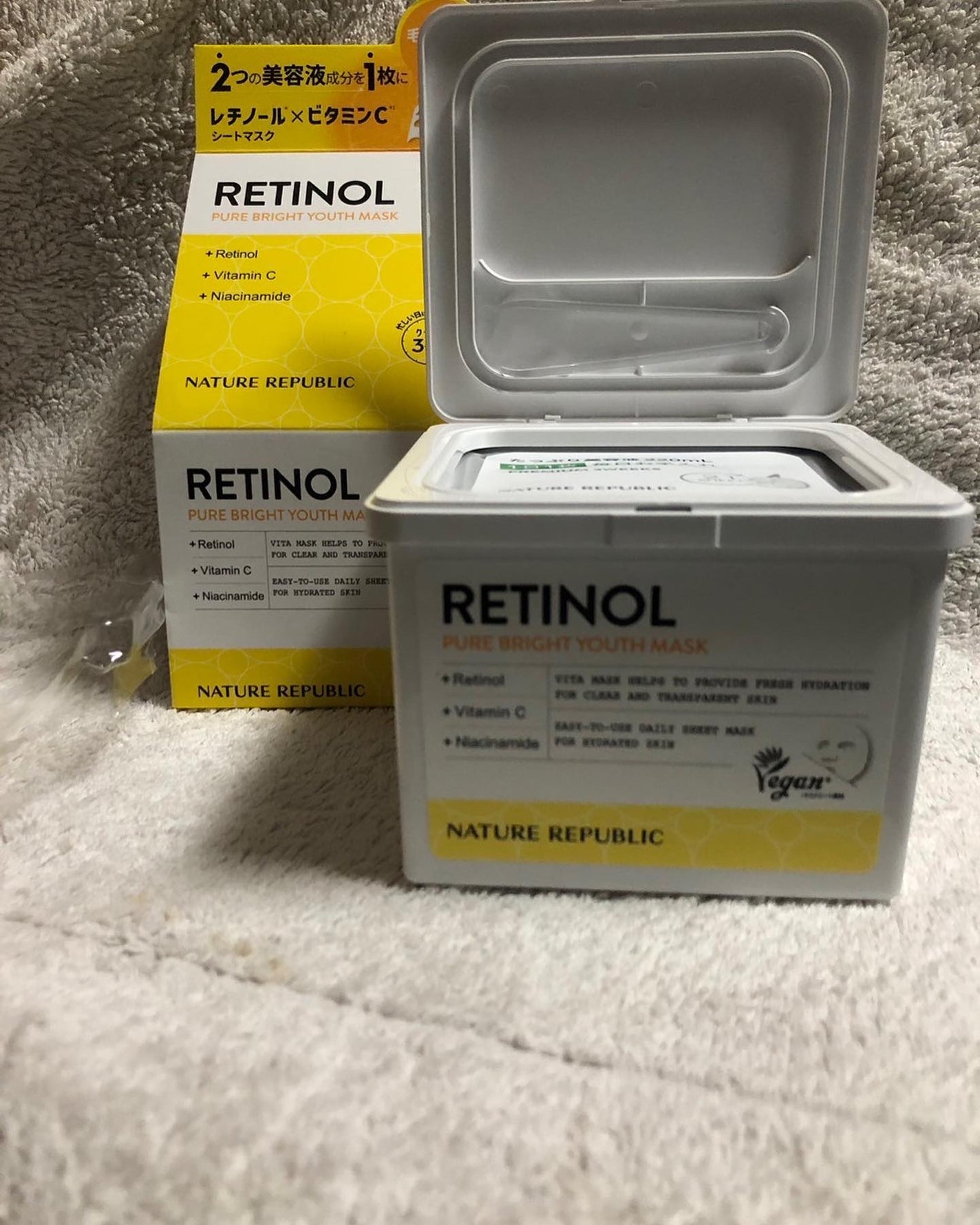 キューブマスク レチノール/ネイチャーリパブリック/シートマスク・パックを使ったクチコミ(5枚目)