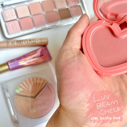 Luv Beam Cheek/lilybyred/パウダーチークを使ったクチコミ(4枚目)