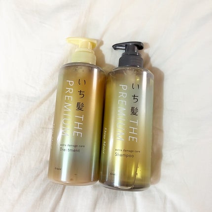 THE PREMIUM エクストラダメージケアシャンプー/トリートメント(シャイニーモイスト)/いち髪/市販シャンプーを使ったクチコミ(1枚目)