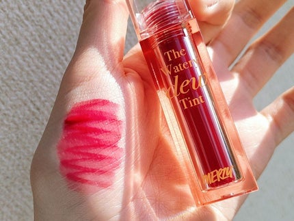 ザ ウォータリーデューティント/MERZY/リップティントを使ったクチコミ(4枚目)