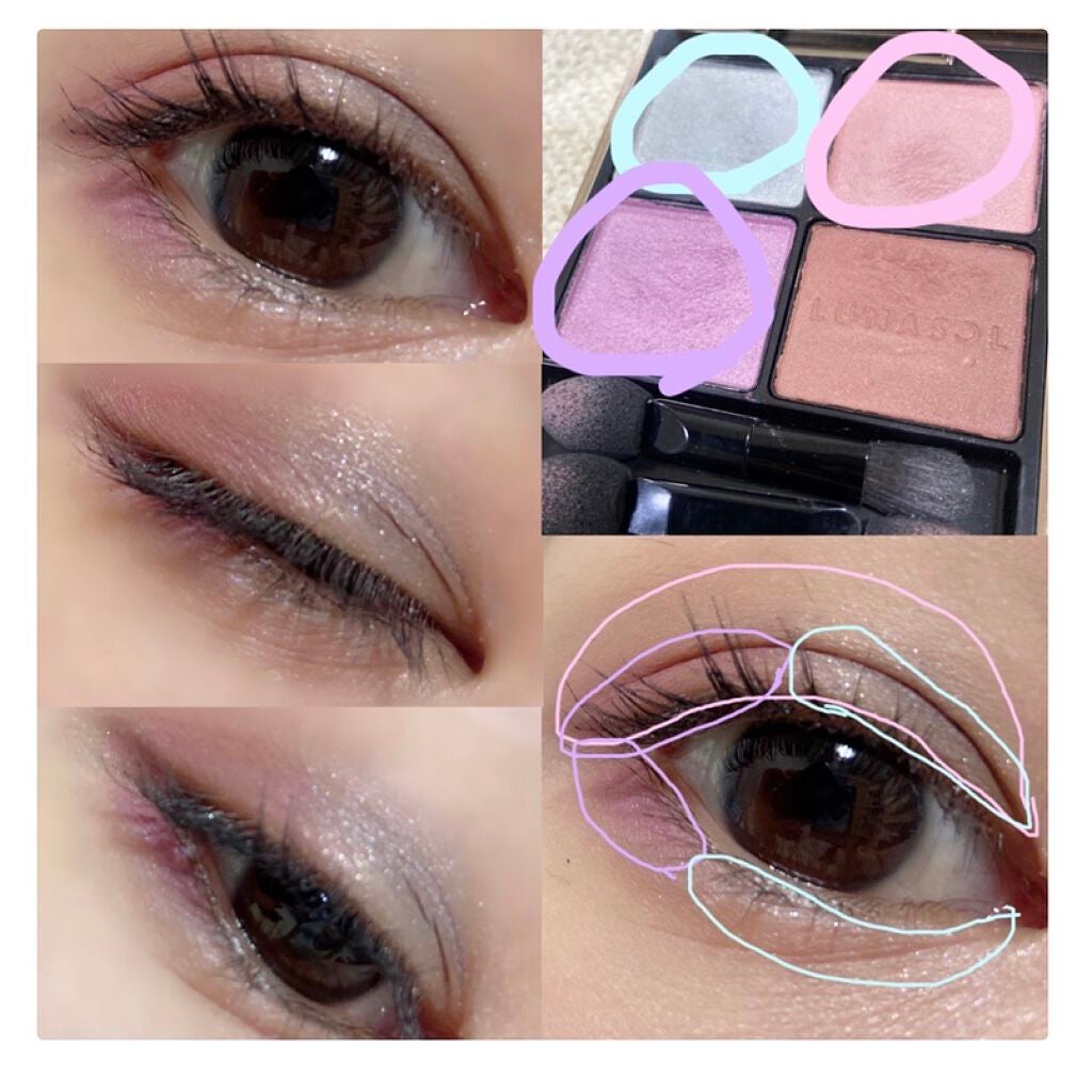 アイカラーレーション/LUNASOL/アイシャドウパレットを使ったクチコミ(5枚目)