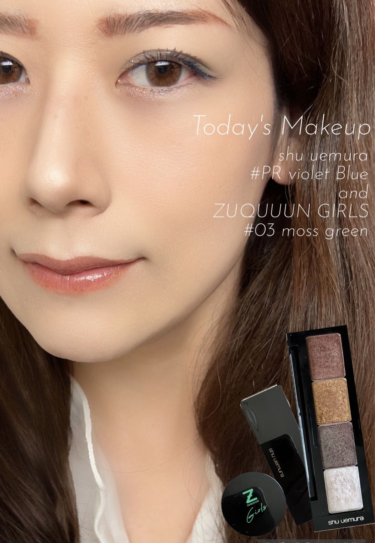 ムースアイシャドウ/ZUQUUUN GIRLS/ジェル・クリームアイシャドウを使ったクチコミ（1枚目）