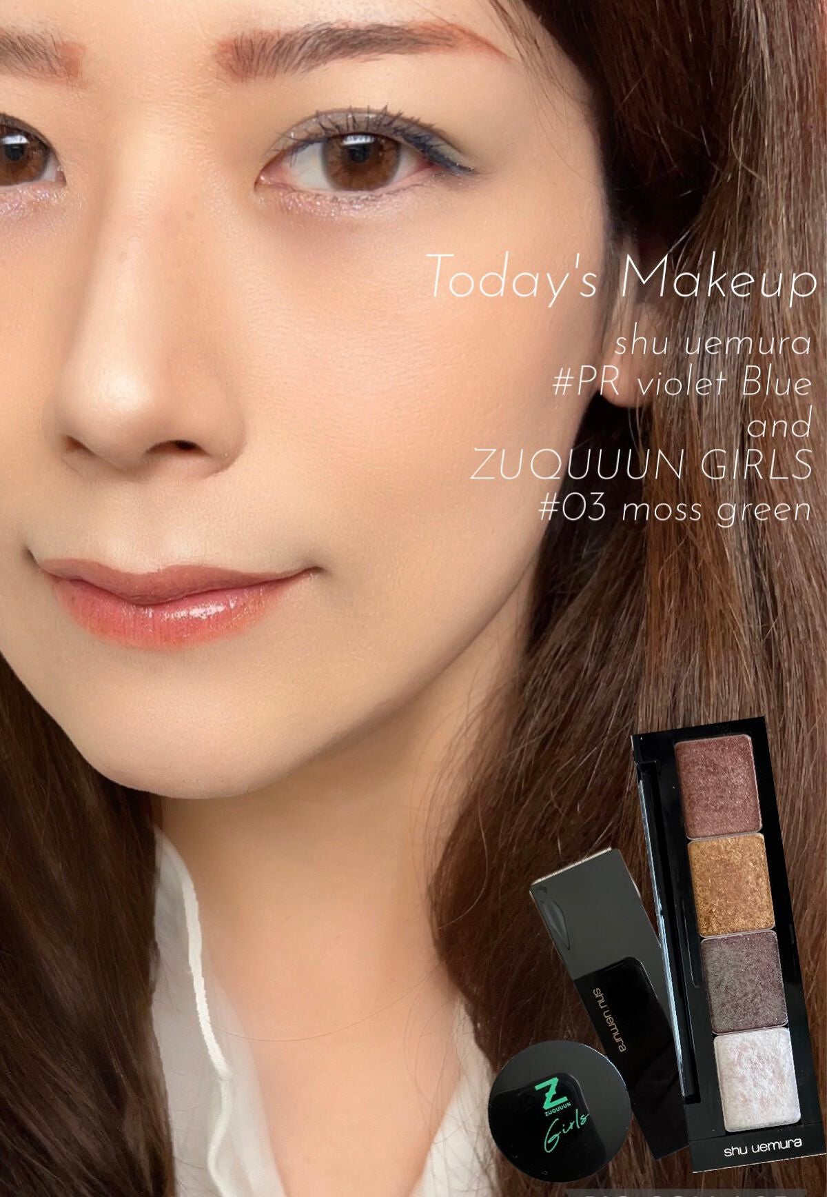 ムースアイシャドウ/ZUQUUUN GIRLS/ジェル・クリームアイシャドウを使ったクチコミ(1枚目)