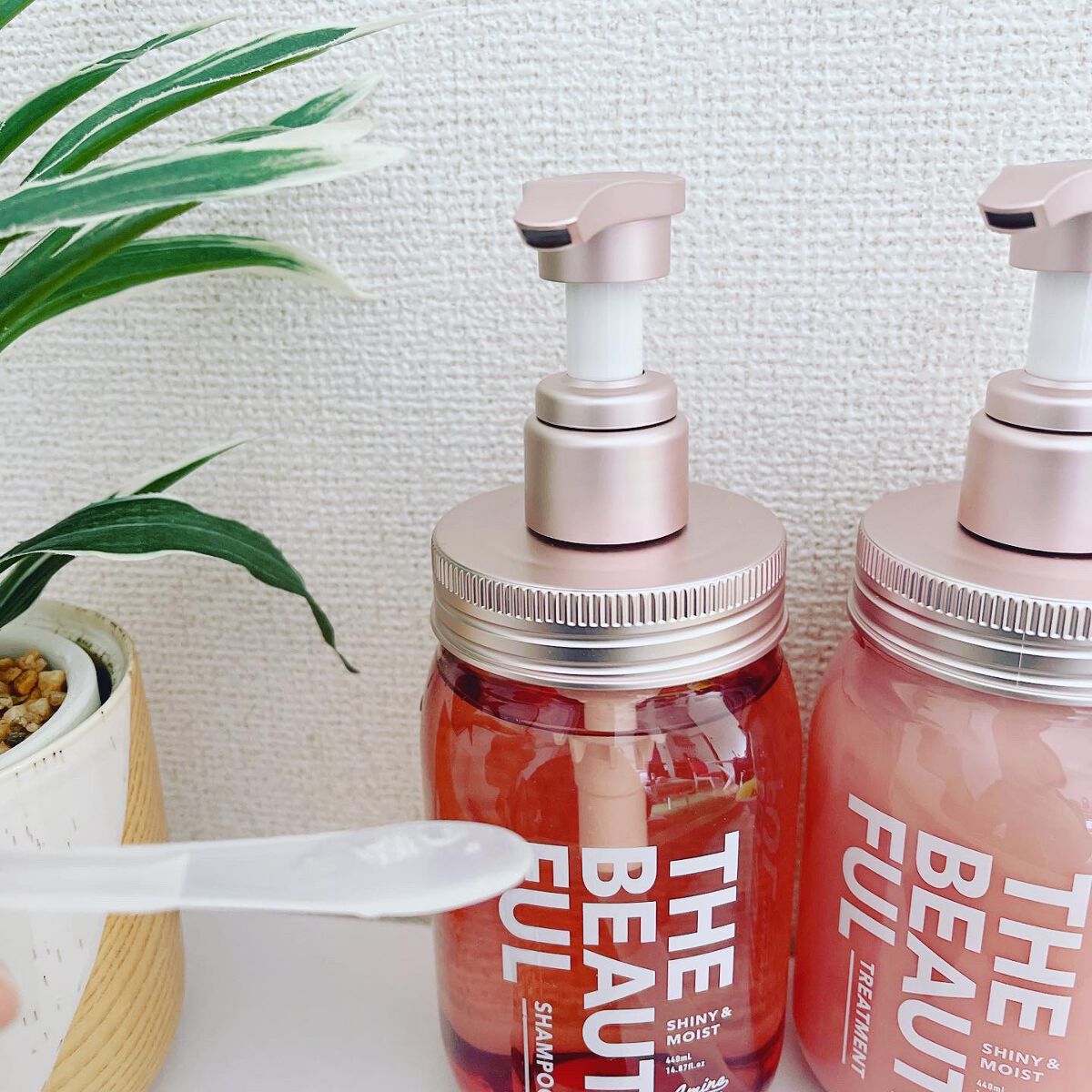 シャイニー＆モイスト シャンプー／ヘアトリートメント/アミノメイソン/市販シャンプーを使ったクチコミ（2枚目）