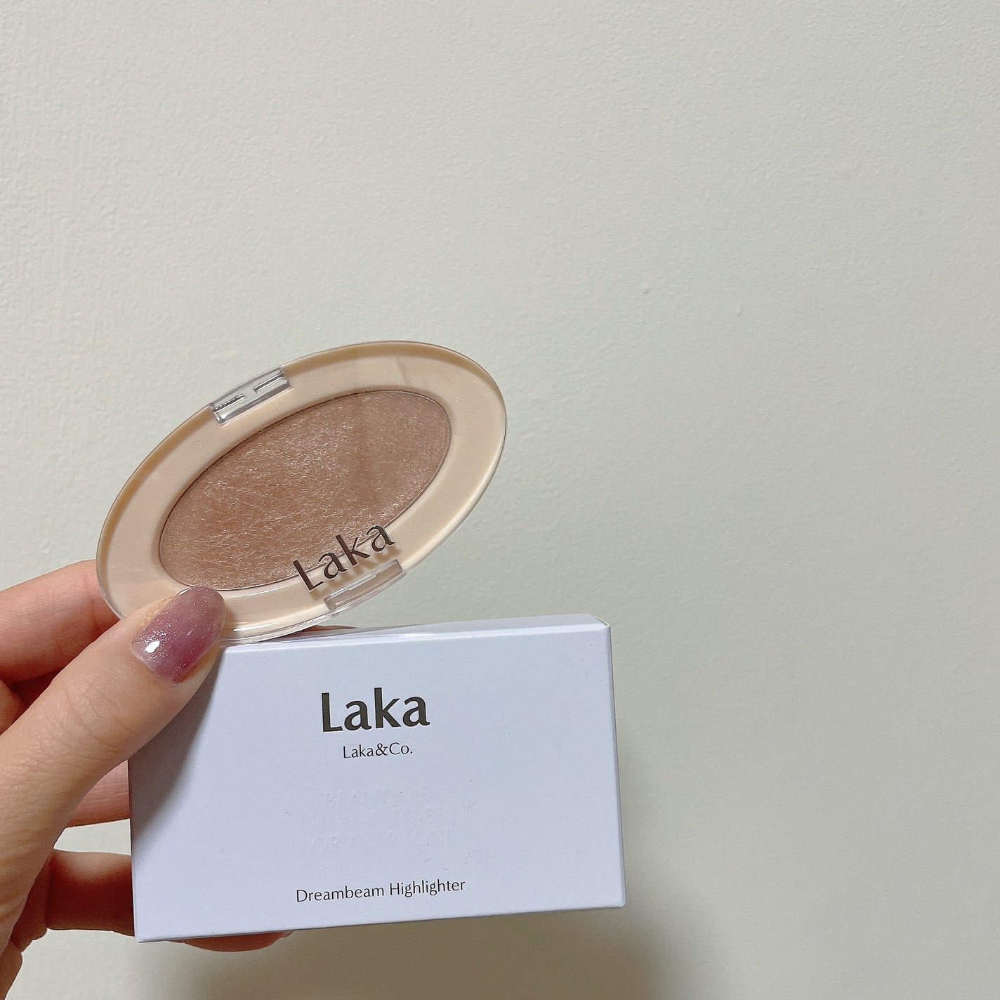 ドリームビームハイライター/Laka/パウダーハイライトを使ったクチコミ(1枚目)