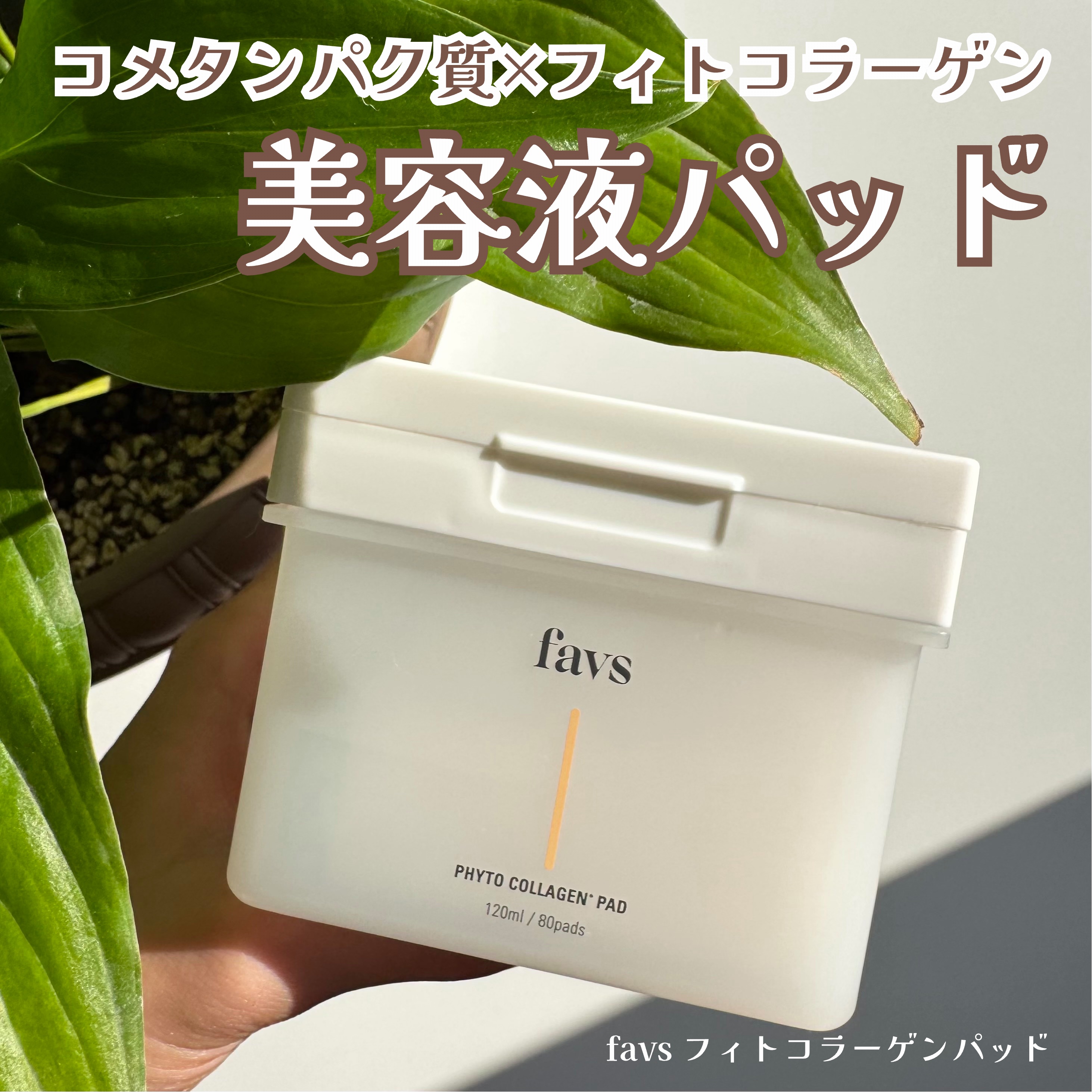 フィトコラーゲンパッド/favs/拭き取り化粧水を使ったクチコミ（1枚目）