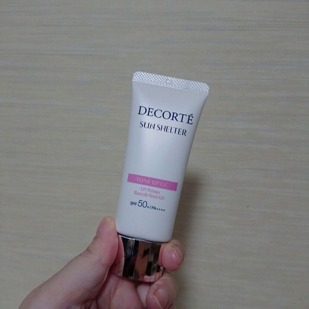 サンシェルター トーンアップCC/DECORTÉ/CCクリームを使ったクチコミ(1枚目)