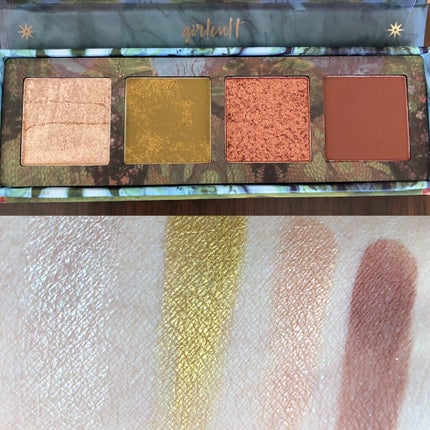 山海シリーズ 4色アイシャドウパレット 05 花象 elephant/GirlCult/アイシャドウパレットを使ったクチコミ(3枚目)