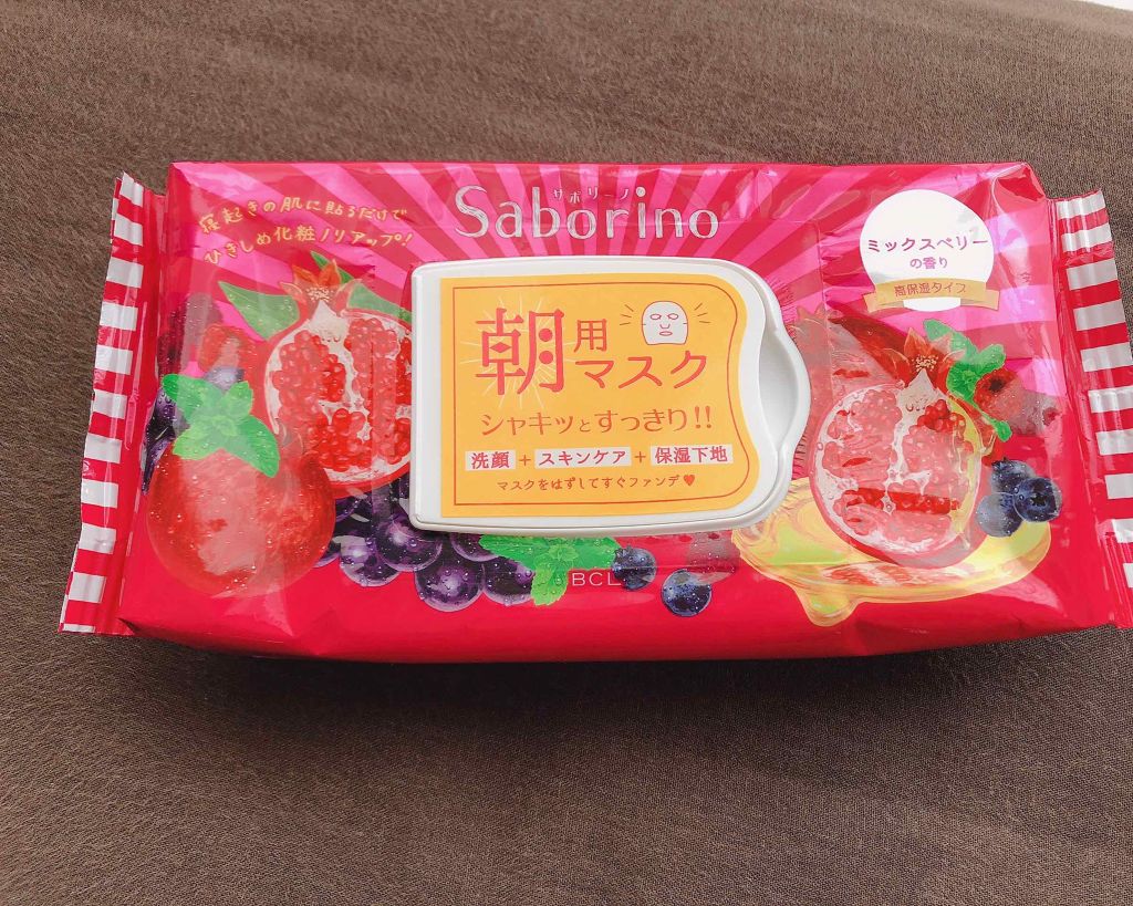 目ざまシート 完熟果実の高保湿タイプ/サボリーノ/シートマスク・パックを使ったクチコミ(1枚目)