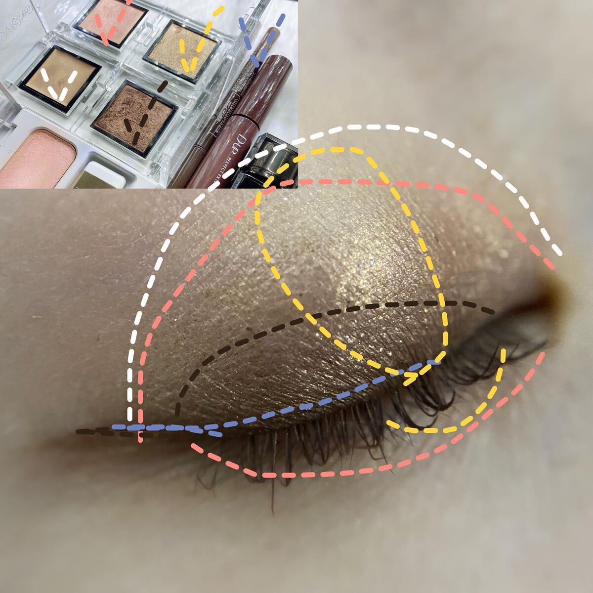 クリーミータッチライナー/キャンメイク/ジェルアイライナーを使ったクチコミ(3枚目)