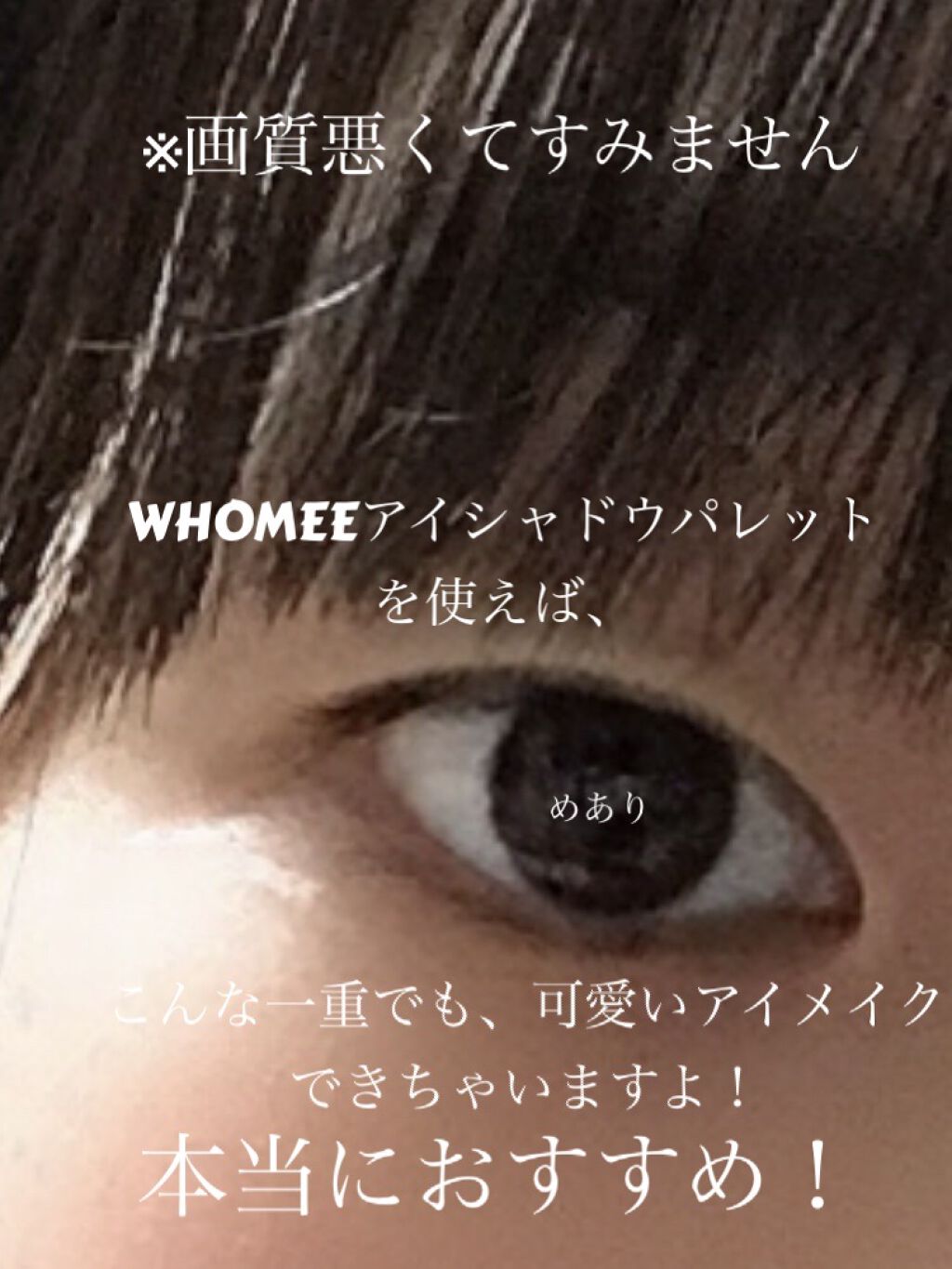 フーミー アイシャドウパレット O.B/WHOMEE/アイシャドウパレットを使ったクチコミ（2枚目）