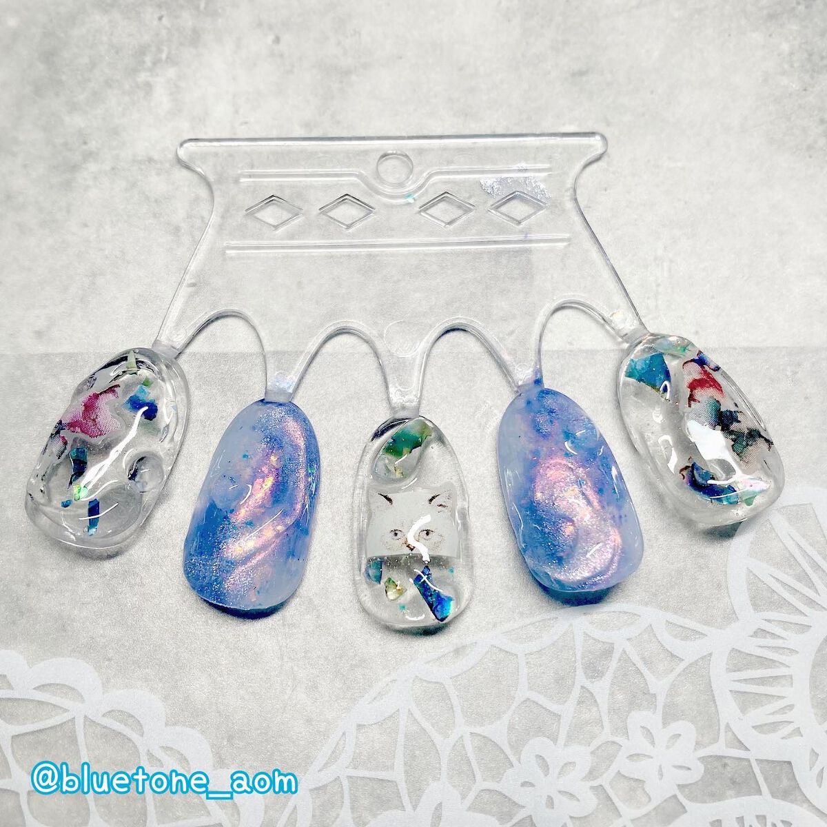 ネイルシール/キャンドゥ/ネイルシールを使ったクチコミ(7枚目)