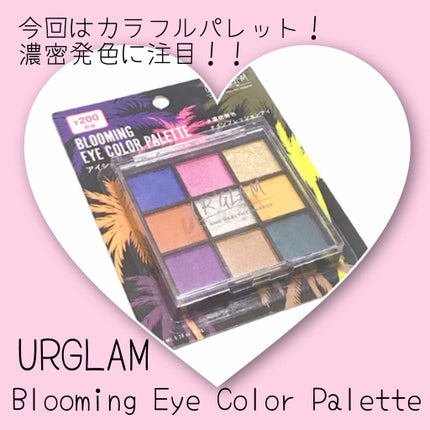 UR GLAM BLOOMING EYE COLOR PALETTE/U R GLAM/アイシャドウパレットを使ったクチコミ(1枚目)