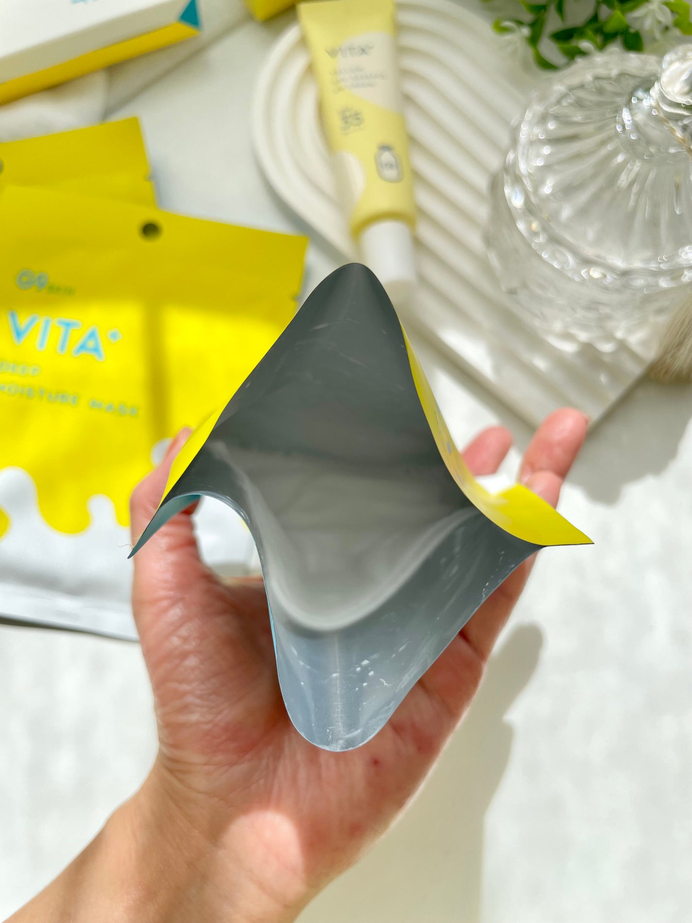 ビタプラス ディープモイスチャーマスク/G9SKIN/シートマスク・パックを使ったクチコミ(2枚目)