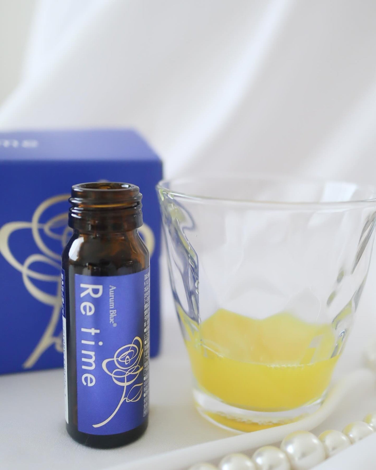 Re time ブルーローズドリンク/オーラムブルー/美容ドリンクを使ったクチコミ(3枚目)