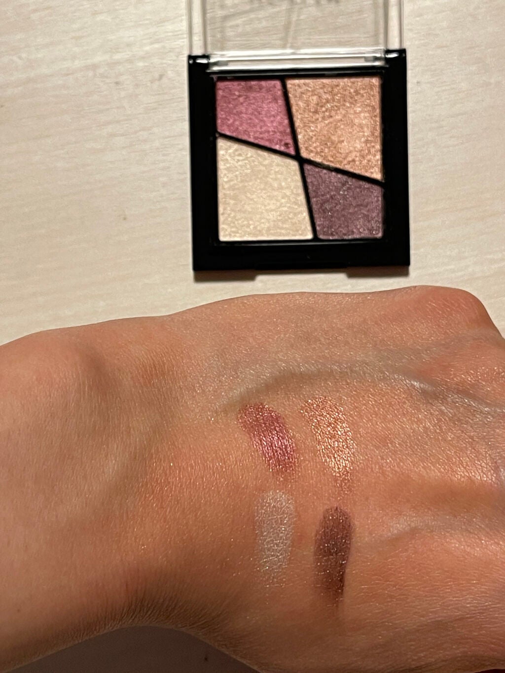 UR GLAM BLOOMING EYE COLOR PALETTE/U R GLAM/アイシャドウパレットを使ったクチコミ(6枚目)