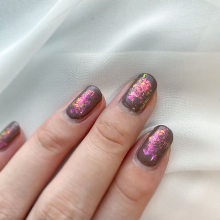 ガラスドロップジェルコート/MAJOLICA MAJORCA/ネイルトップコートを使ったクチコミ(5枚目)