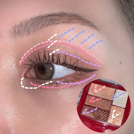 トリプルレシピアイズ/インテグレート/アイシャドウパレットを使ったクチコミ(4枚目)