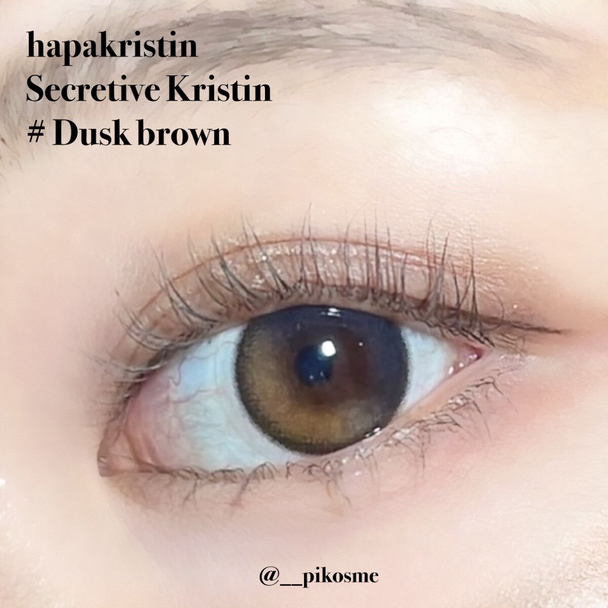 Secretive Kristen/Hapa kristin/カラーコンタクトレンズを使ったクチコミ(1枚目)