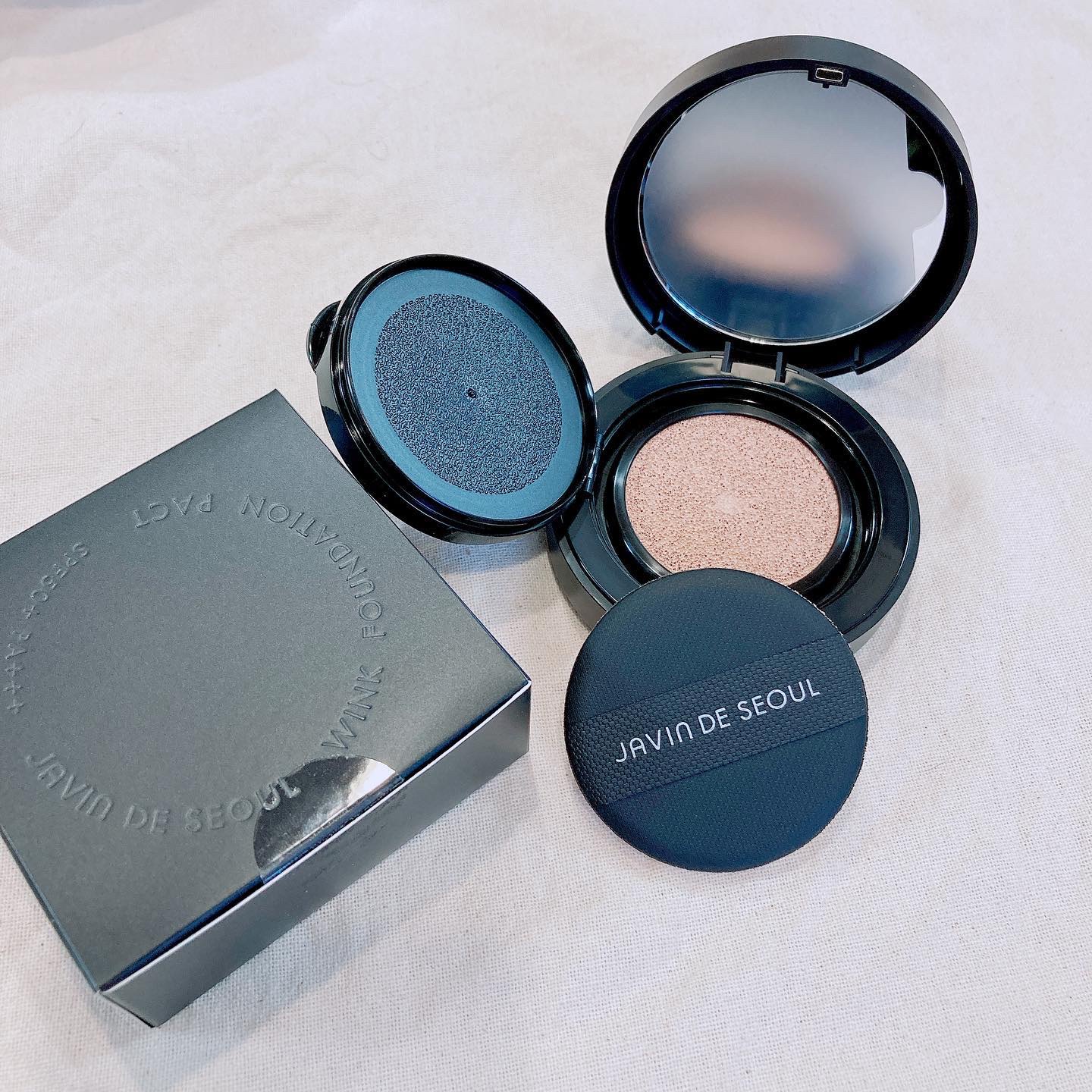 ジャビンドゥソウル ウインクファンデーションパクト/Javin De Seoul/クッションファンデーションを使ったクチコミ（3枚目）