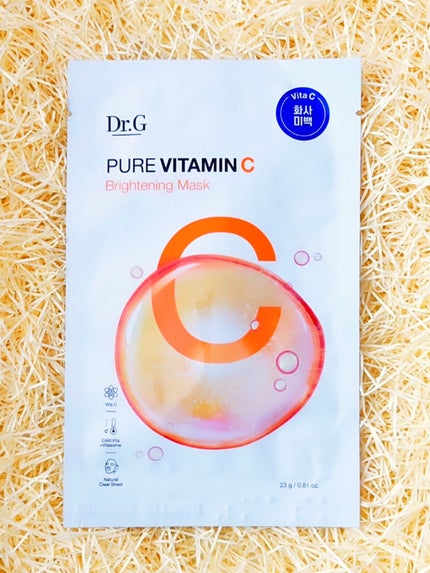 ドクタージー ピュア ビタミンC ブライトニングマスク/Dr.G/シートマスク・パックを使ったクチコミ(2枚目)