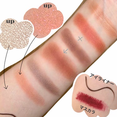 UR GLAM　BLOOMING EYE COLOR PALETTE/U R GLAM/アイシャドウパレットを使ったクチコミ（2枚目）