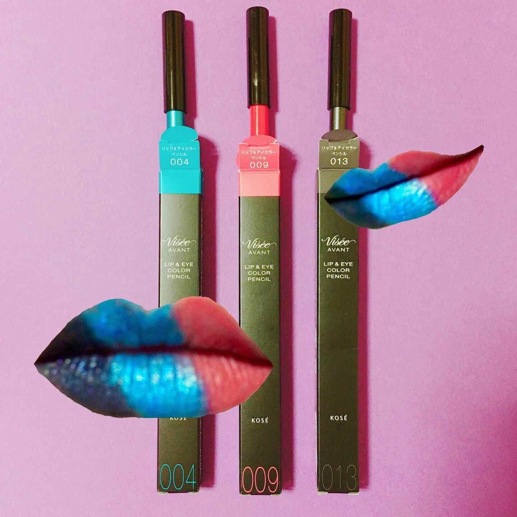 ヴィセ アヴァン リップ&アイカラー ペンシル 004 MARINE/Visée/ペンシルアイライナーを使ったクチコミ（1枚目）
