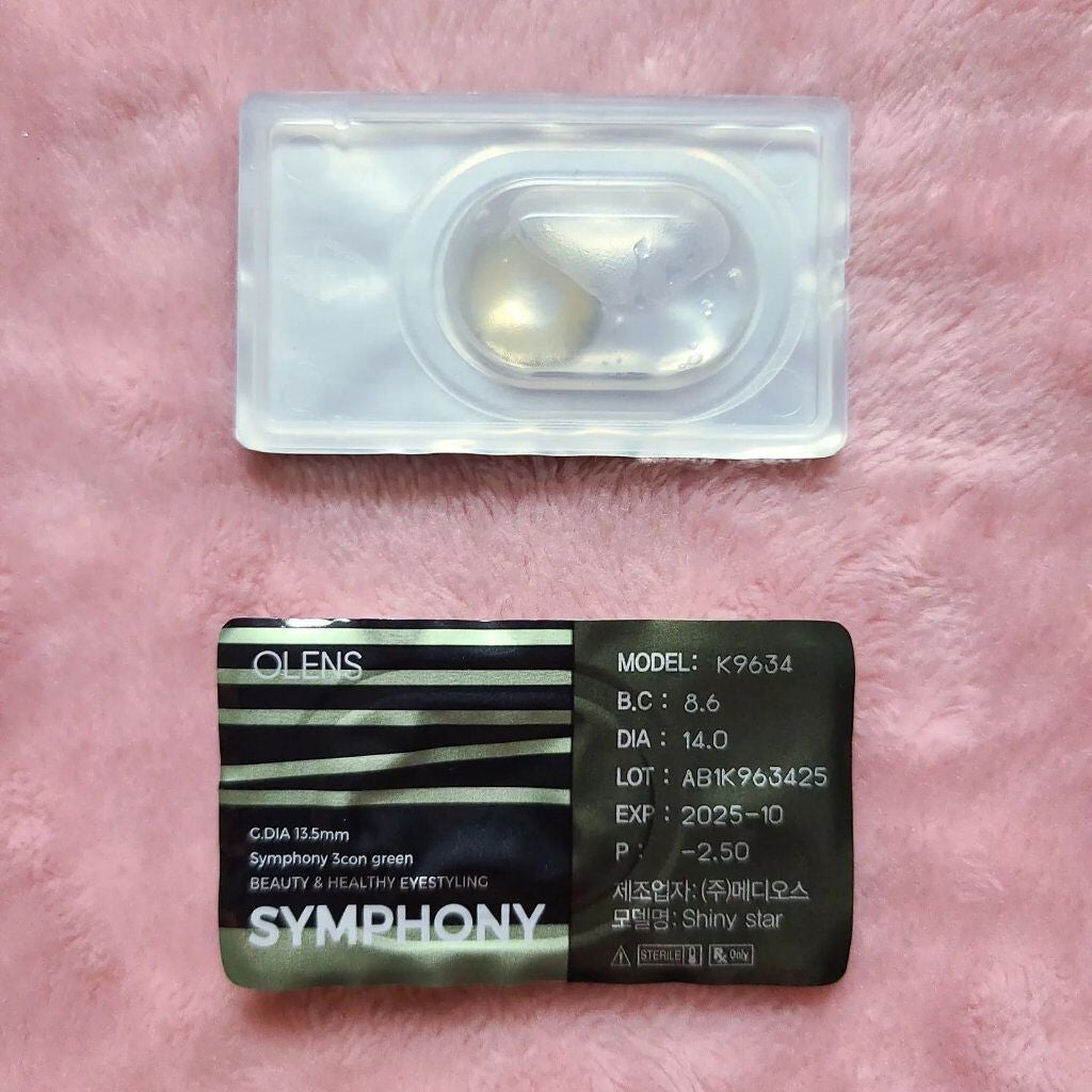 シンフォニー3コン/OLENS/カラーコンタクトレンズを使ったクチコミ(3枚目)