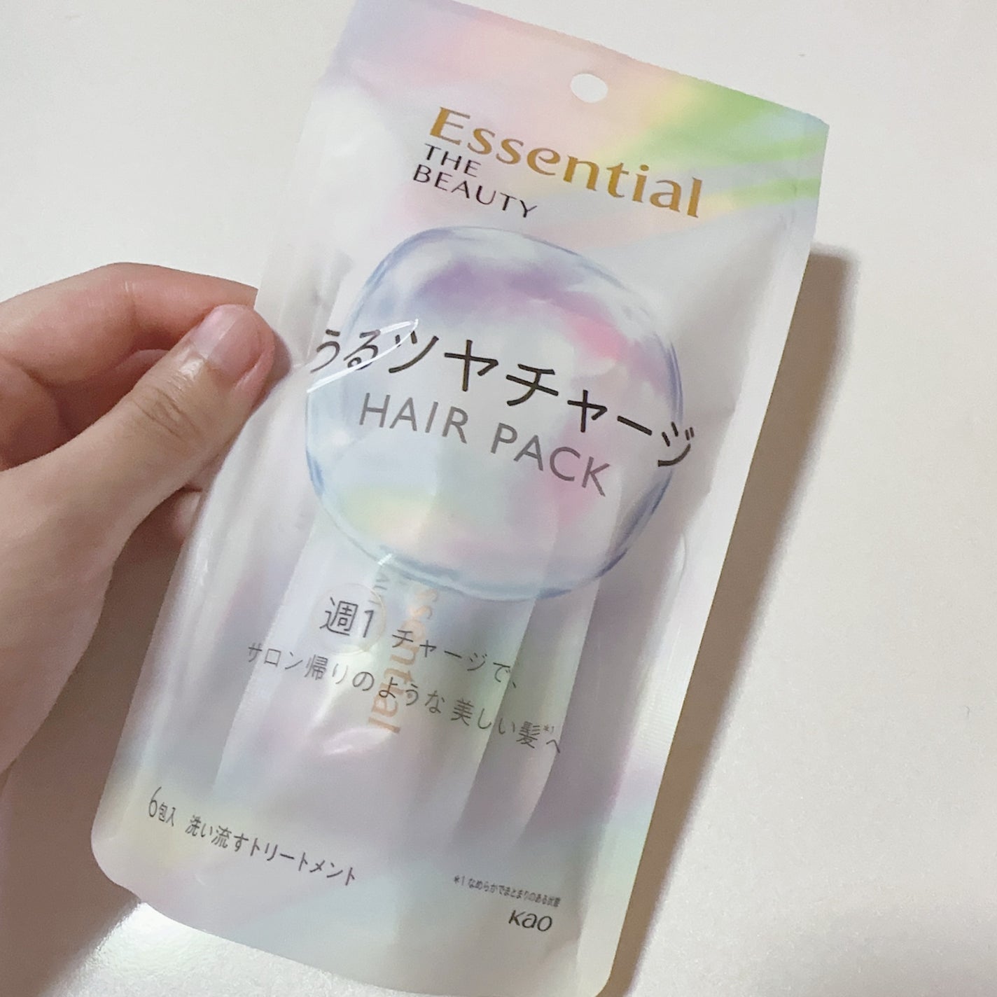 ザビューティ うるツヤチャージヘアパック/エッセンシャル/ヘアマスク・ヘアパックを使ったクチコミ(2枚目)