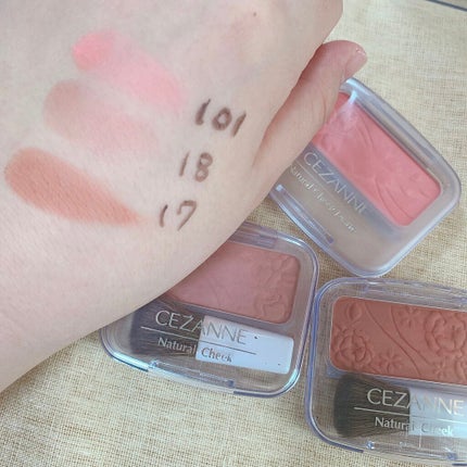 ナチュラル チークN/CEZANNE/パウダーチークを使ったクチコミ(3枚目)