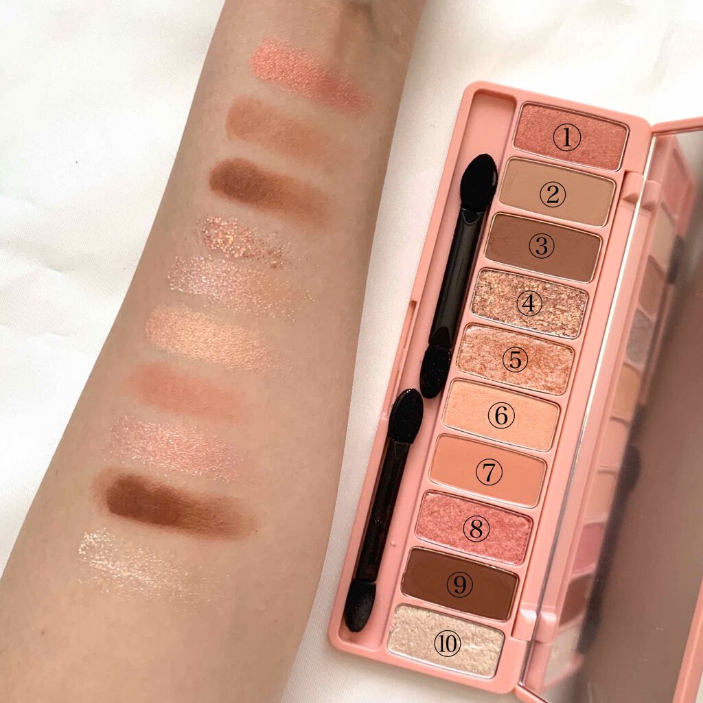 プレイカラー アイシャドウ/ETUDE/アイシャドウパレットを使ったクチコミ（2枚目）