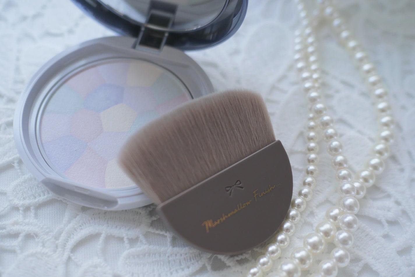 マシュマロフィニッシュパウダーブラシ/キャンメイク/メイクブラシを使ったクチコミ(4枚目)