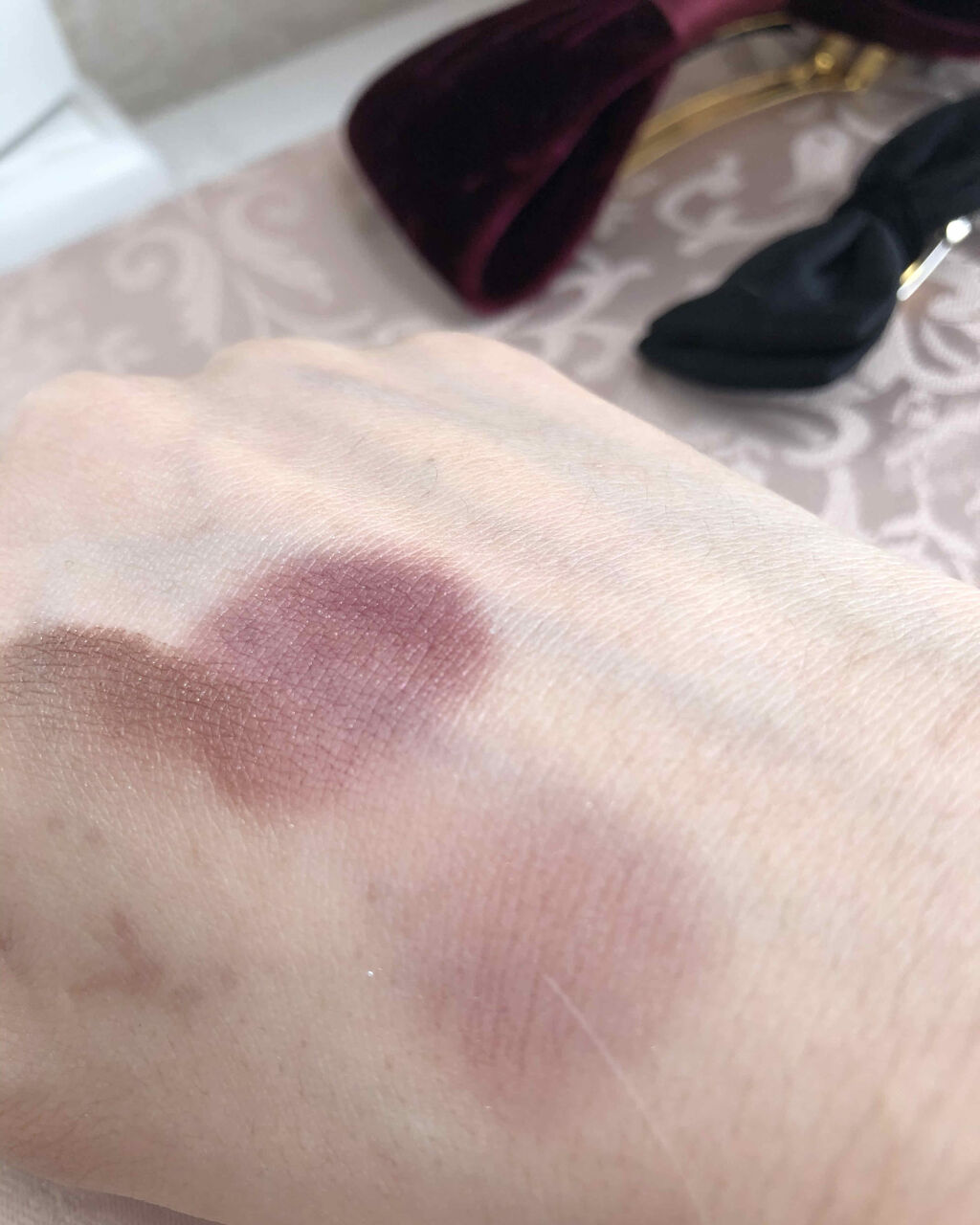 コンスピキュアス ダブルアイズ 08 ディープベリー/Amplitude/アイシャドウパレットを使ったクチコミ（2枚目）